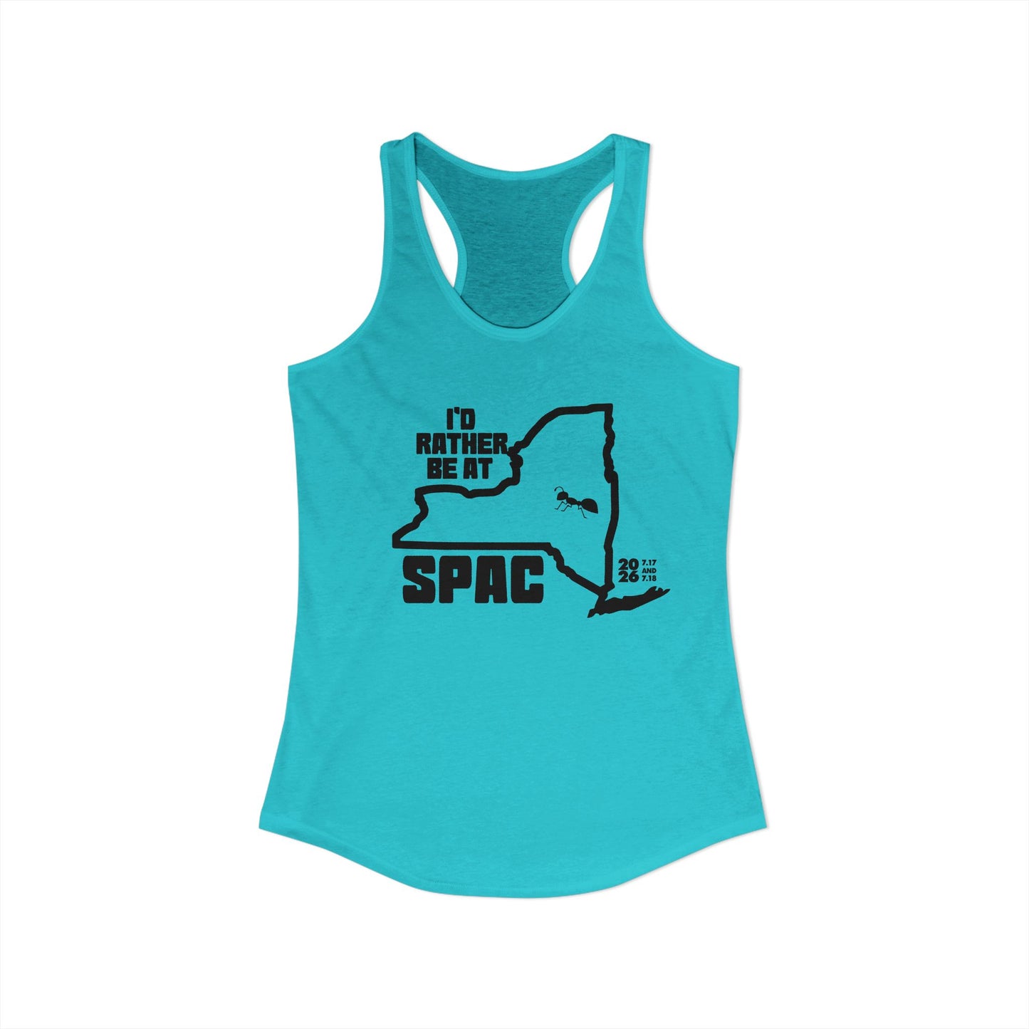 Rather Be At SPAC 2026 ant Woman's Tank