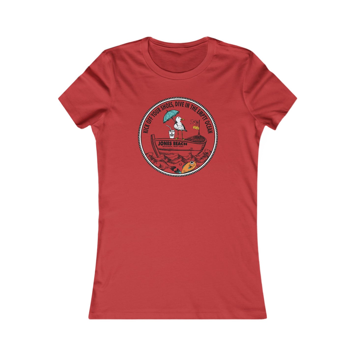 Jones Beach 2026 Woman's Cut Tee RAIN DATE *With Setlist