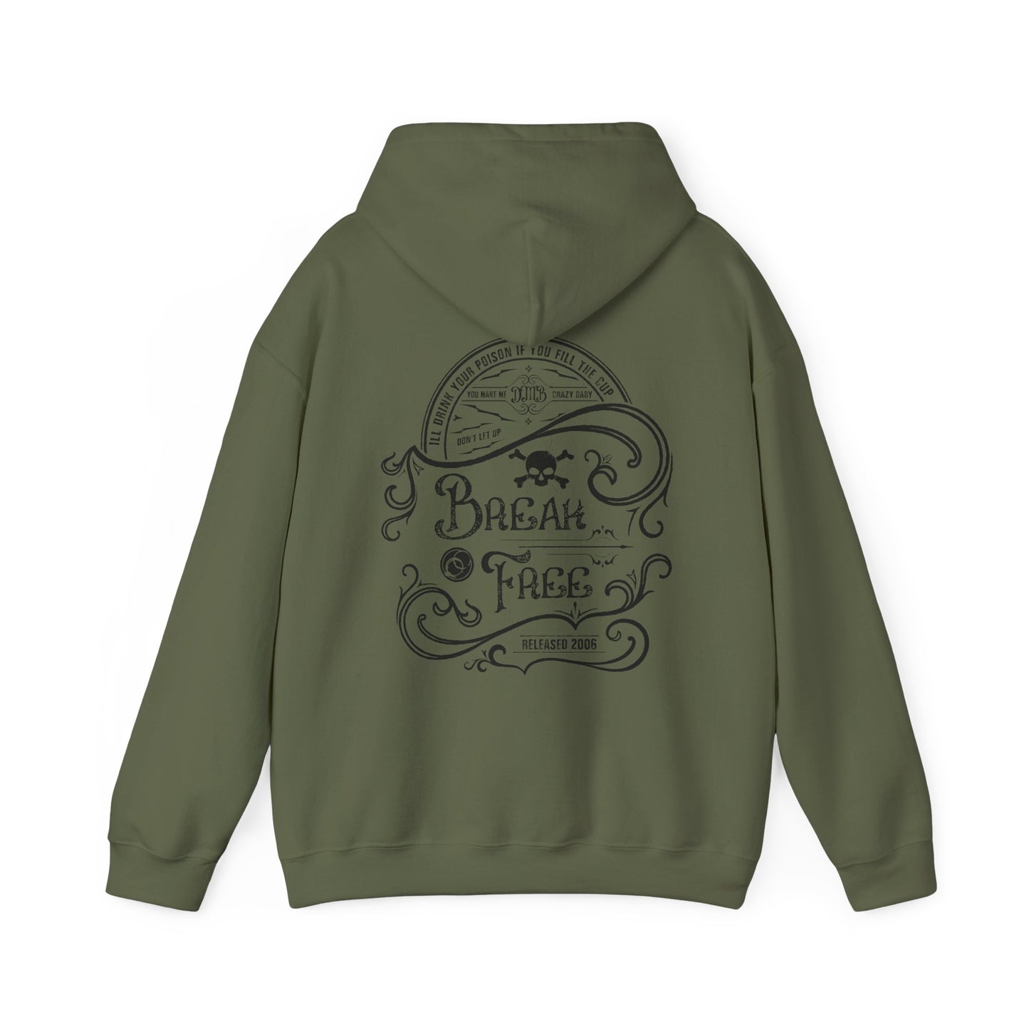 Break Free Label with back Hoodie