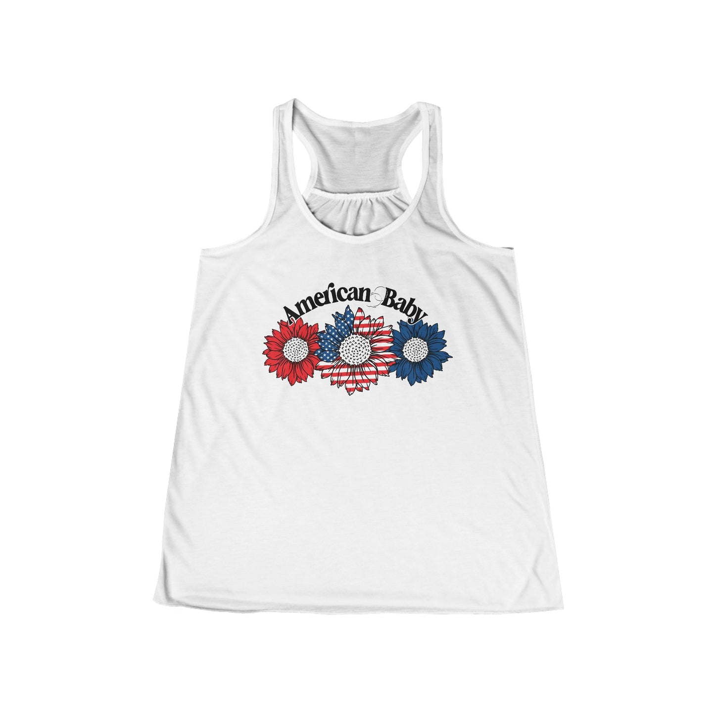 American Baby Sunflower Flowy Tank