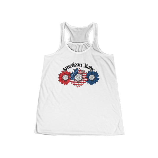 American Baby Sunflower Flowy Tank