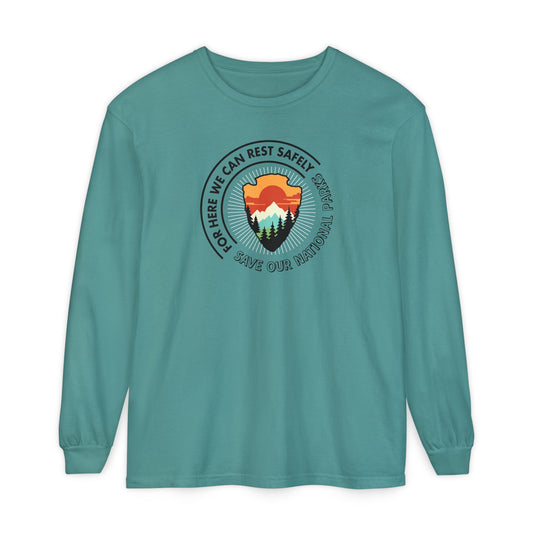 National Parks Rest Safely Long Sleeve Tee