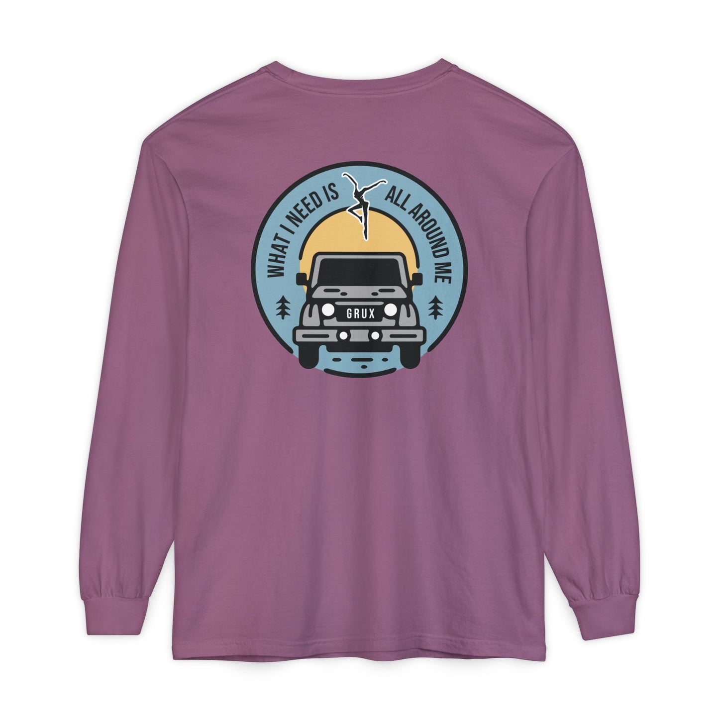 Jimi Jeep *With Back Print Long Sleeve T