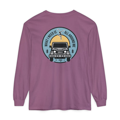 Jimi Jeep *With Back Print Long Sleeve T