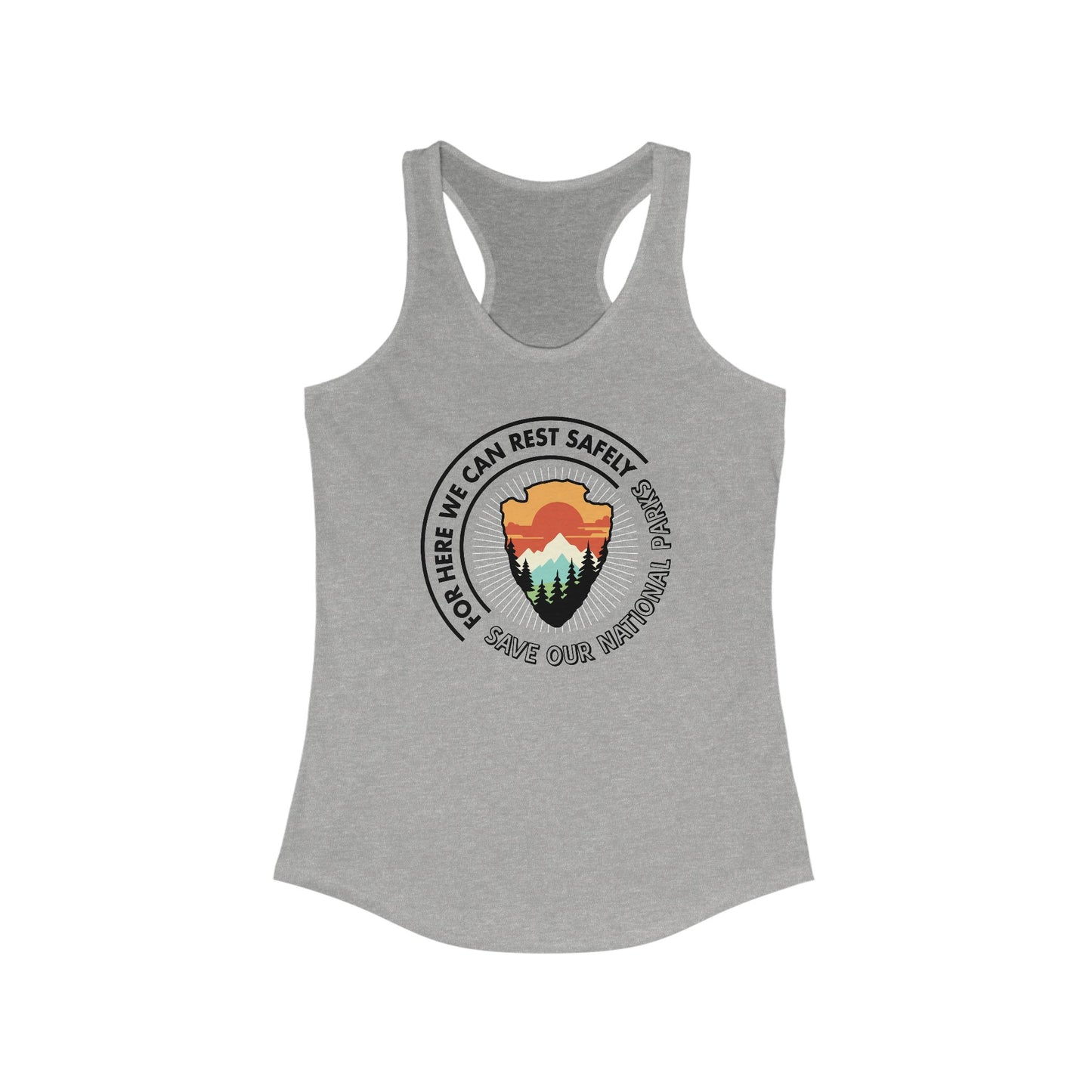 National Parks Rest Safely Woman's Tank