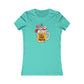 Eat Drink Santa Woman's Cut Tee