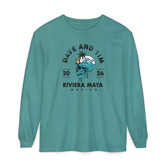 D&T Skull Palm Trees 2026 Long Sleeve Tee *With Set List
