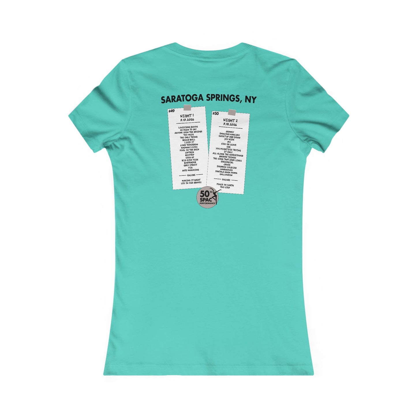 Rather Be At SPAC 2026 ant Woman's Cut Tee *With Set List