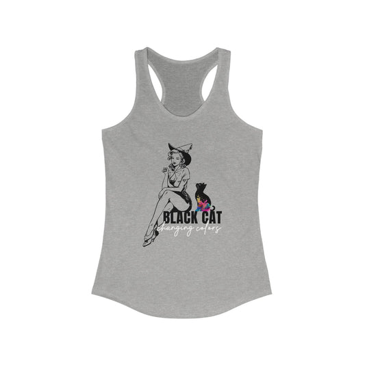 Black Cat Pin Up Woman's Tank