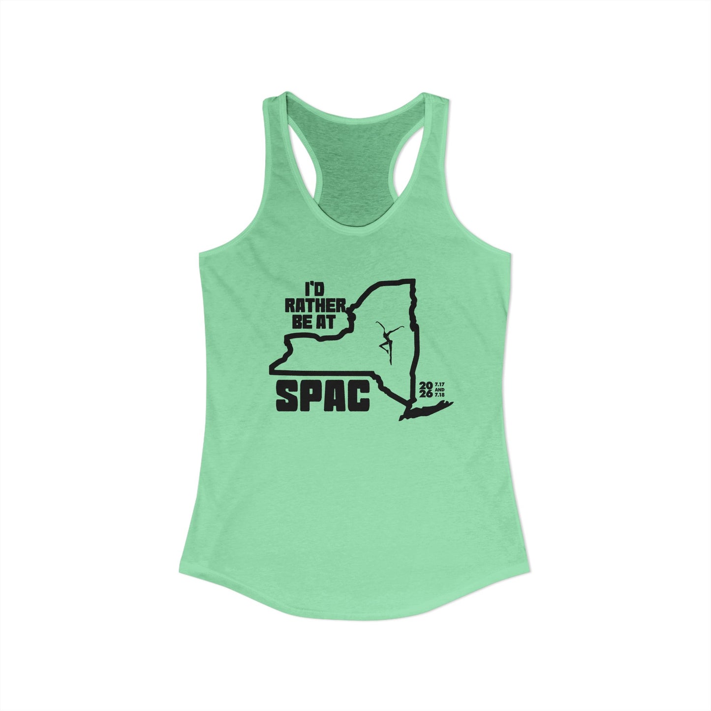 Rather Be At SPAC 2026 ant Woman's Tank