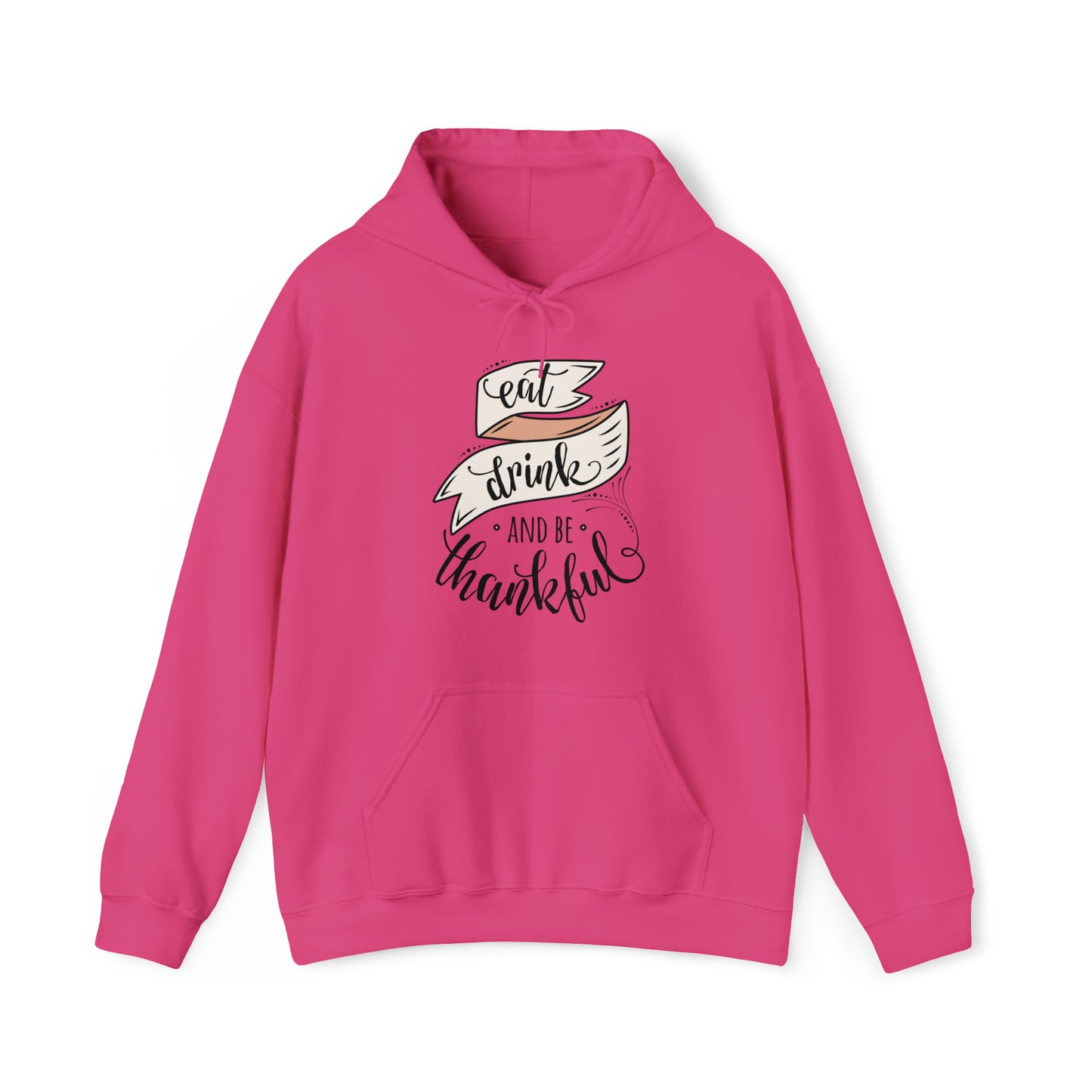 Eat Drink Banner Hoodie