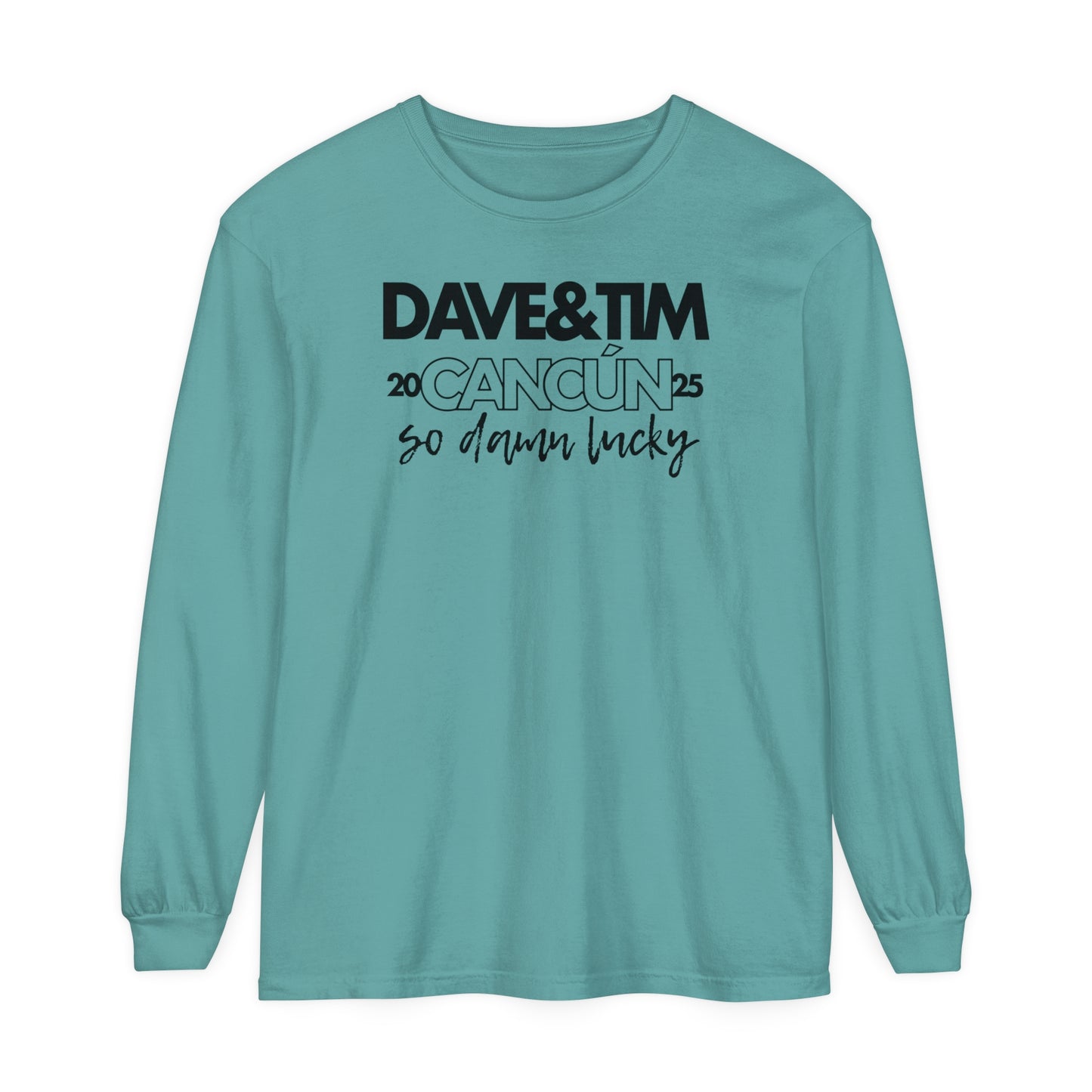 Dave & Tim So Damn Lucky Mexico 2025 Long Sleeve Tee *With Setlist