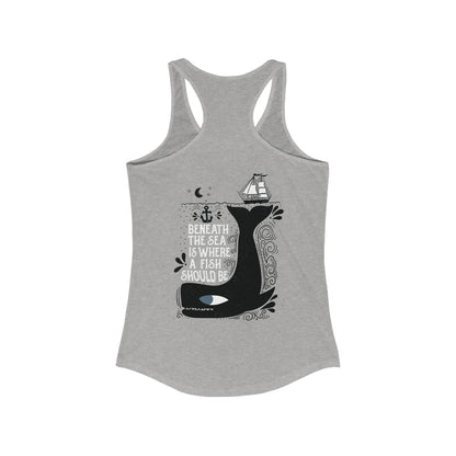 Beneath the Sea front & back Woman's Tank