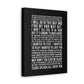 #41 Lyric Art Canvas Print