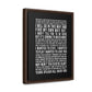 #41 Lyric Art Canvas Print