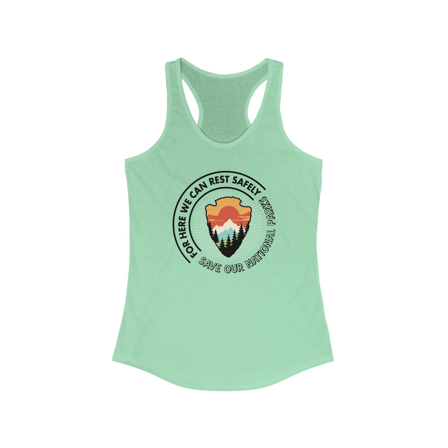 National Parks Rest Safely Woman's Tank
