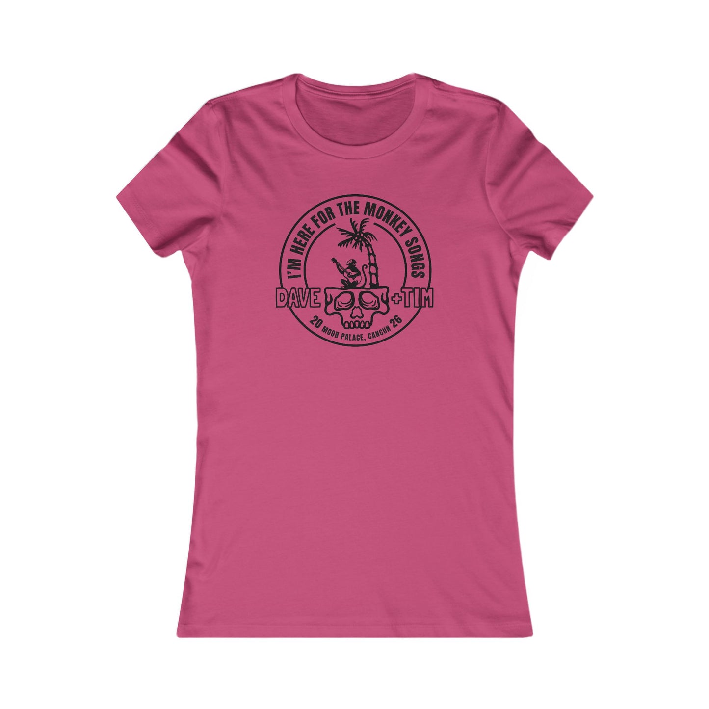 Monkey Songs Mexico 2026 Woman's Cut Tee *With Set List