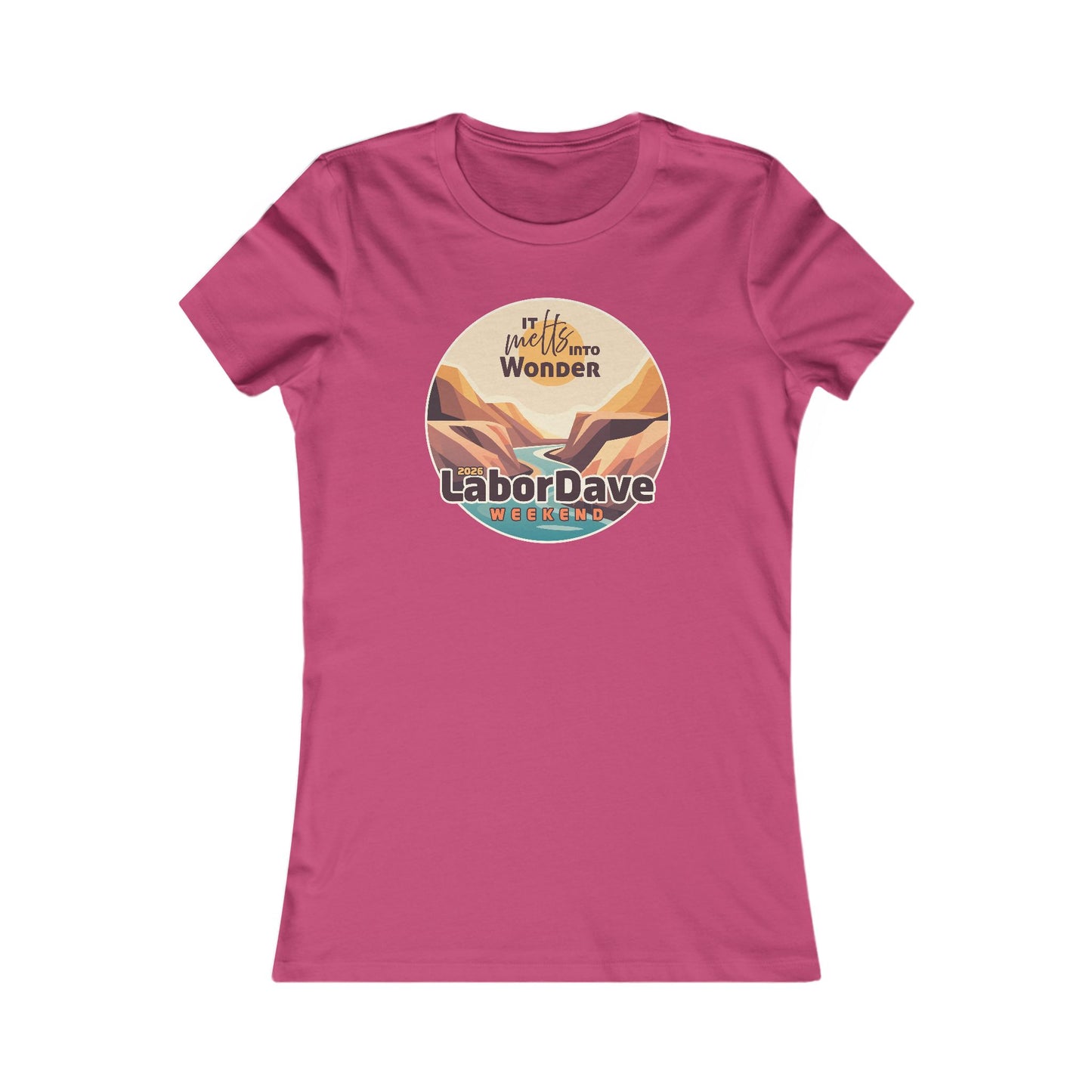 Melts into Wonder Gorge 2026 Woman's Cut Tee