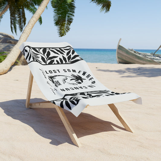 Lost somewhere in Mexico 2026 black TOWEL