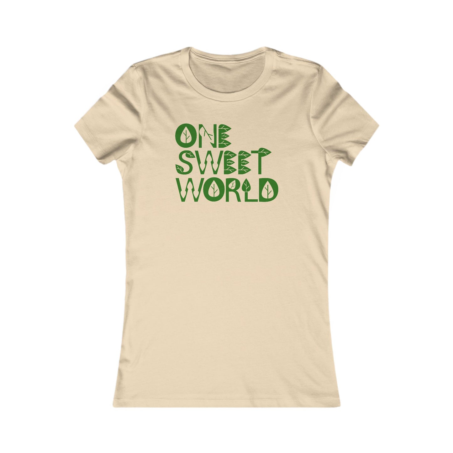 One Sweet World Woman's Cut Tee