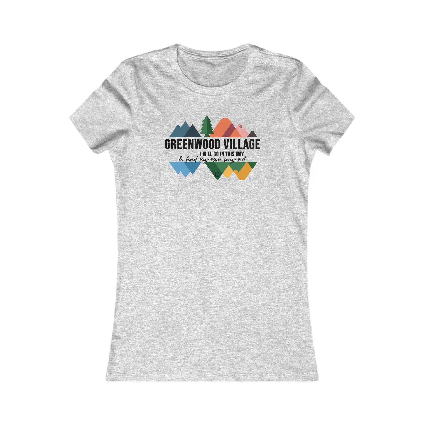 Greenwood Village 2026 Woman's Cut Tee