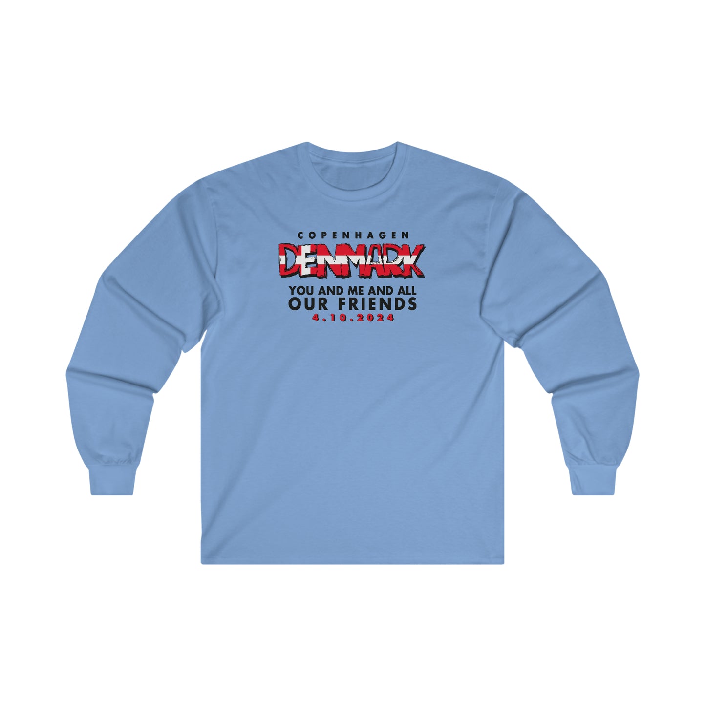 Denmark Europe 2024 Long Sleeve Tee *With Setlist