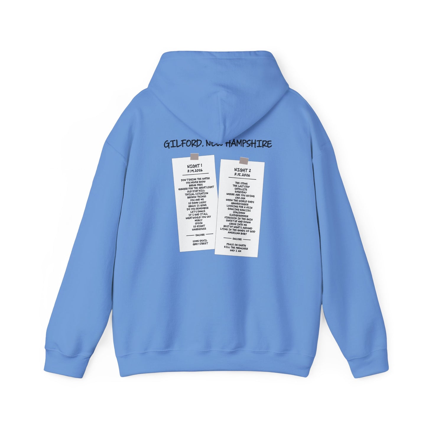 Gilford 2026 Hoodies *With Set List