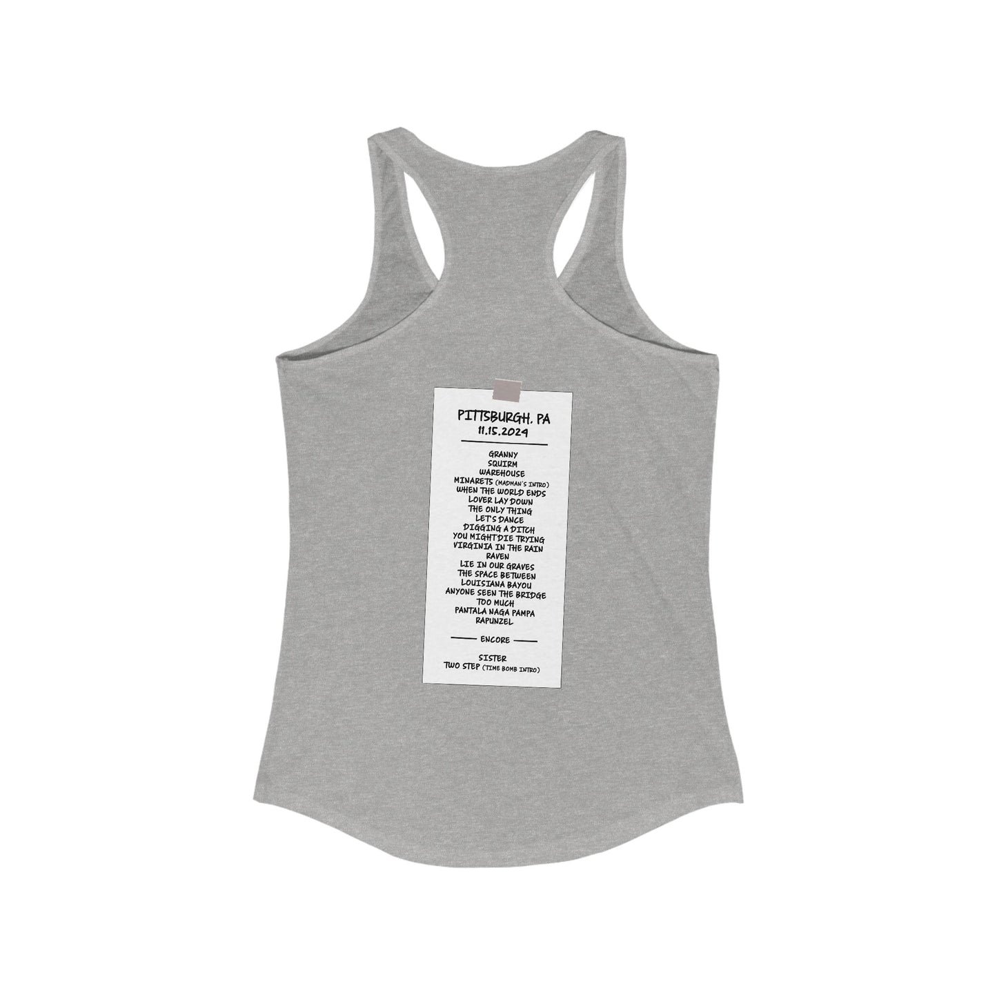 Pittsburgh 2024 Tank Top *With Setlist