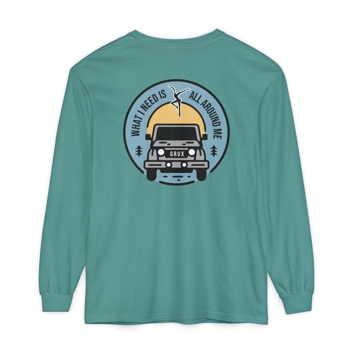 Jimi Jeep *With Back Print Long Sleeve T