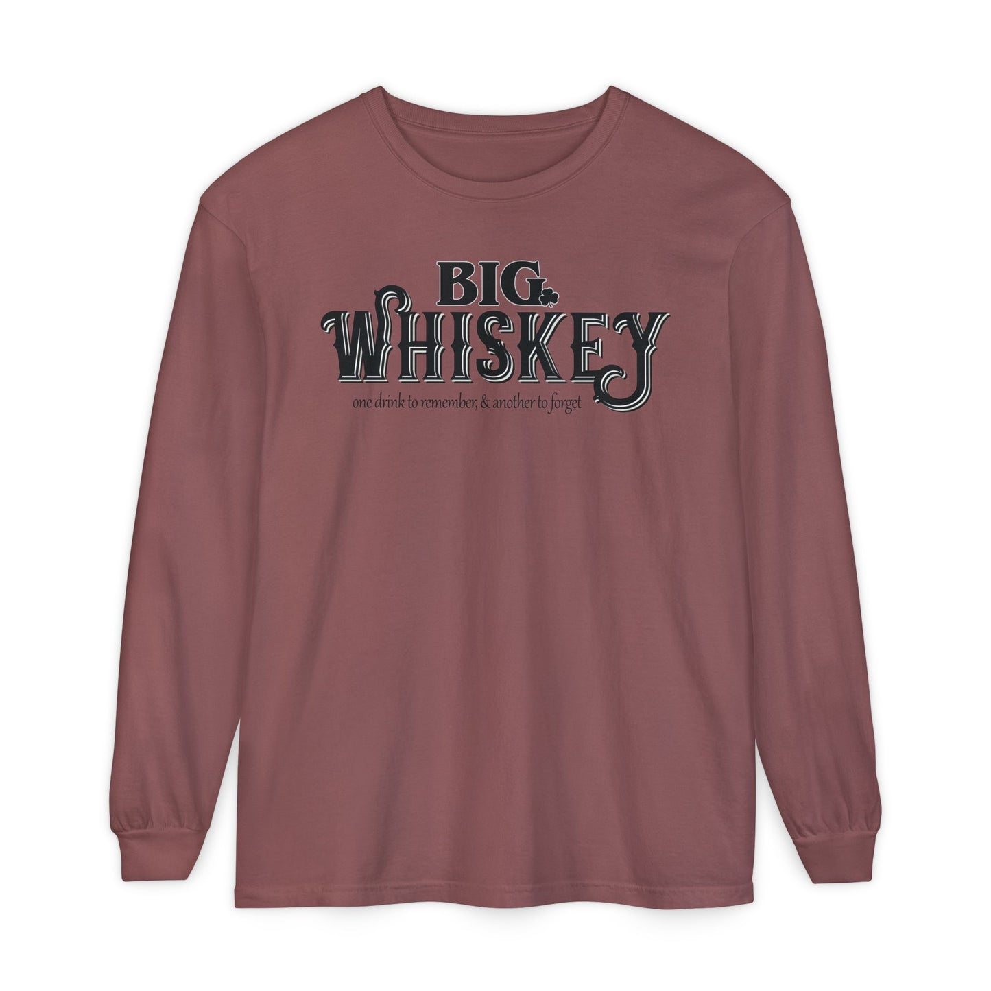 Big Whiskey Long Sleeve Tee