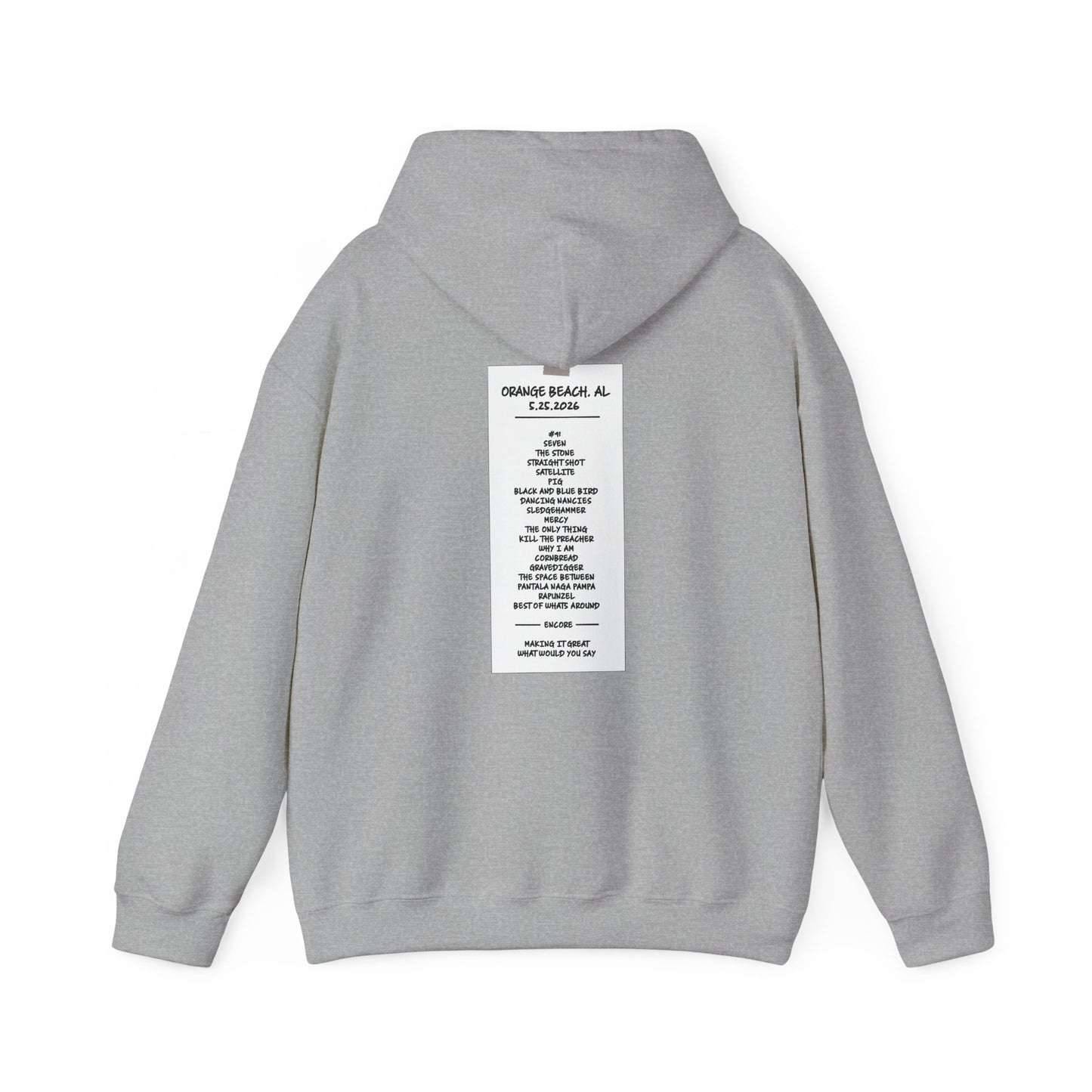 Orange Beach 2026 Hoodies *With Setlist