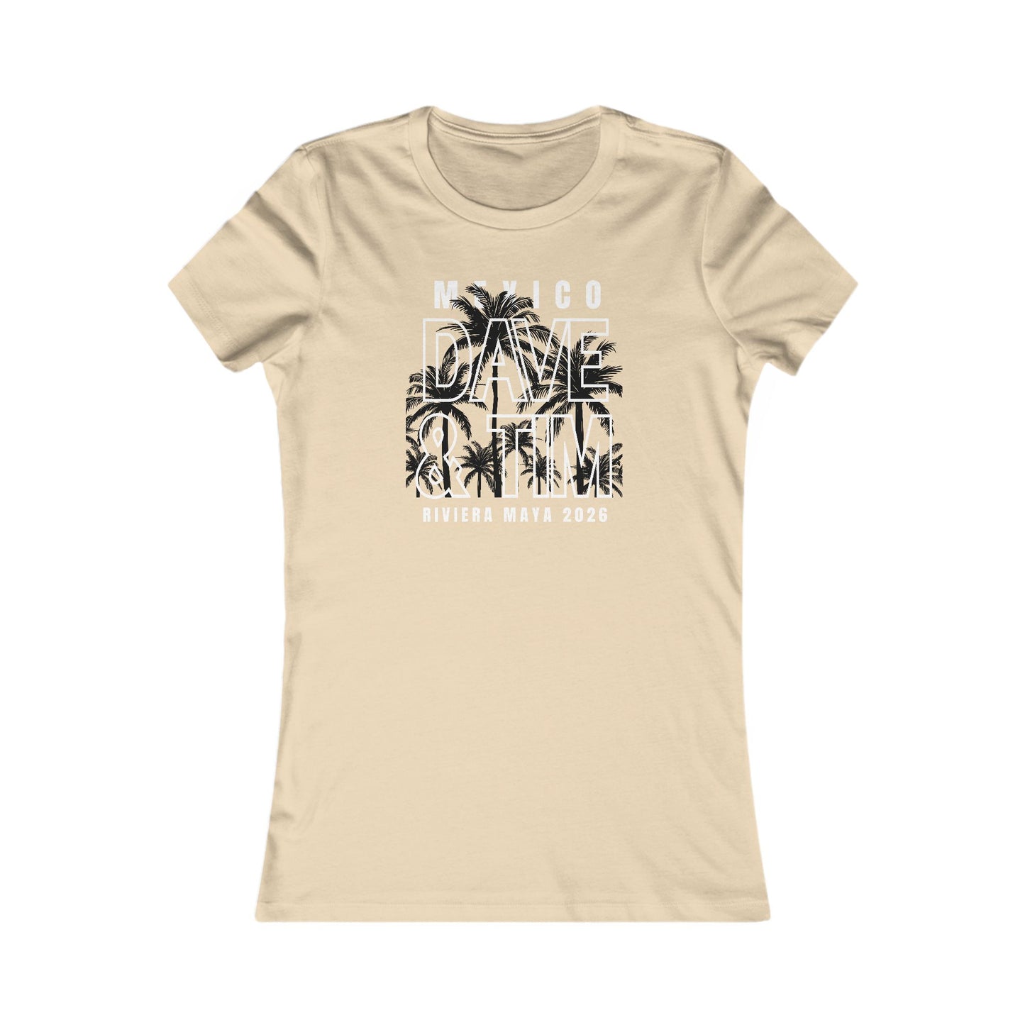 Mexico Palm Trees 2026 Woman's Cut Tee *With Set List