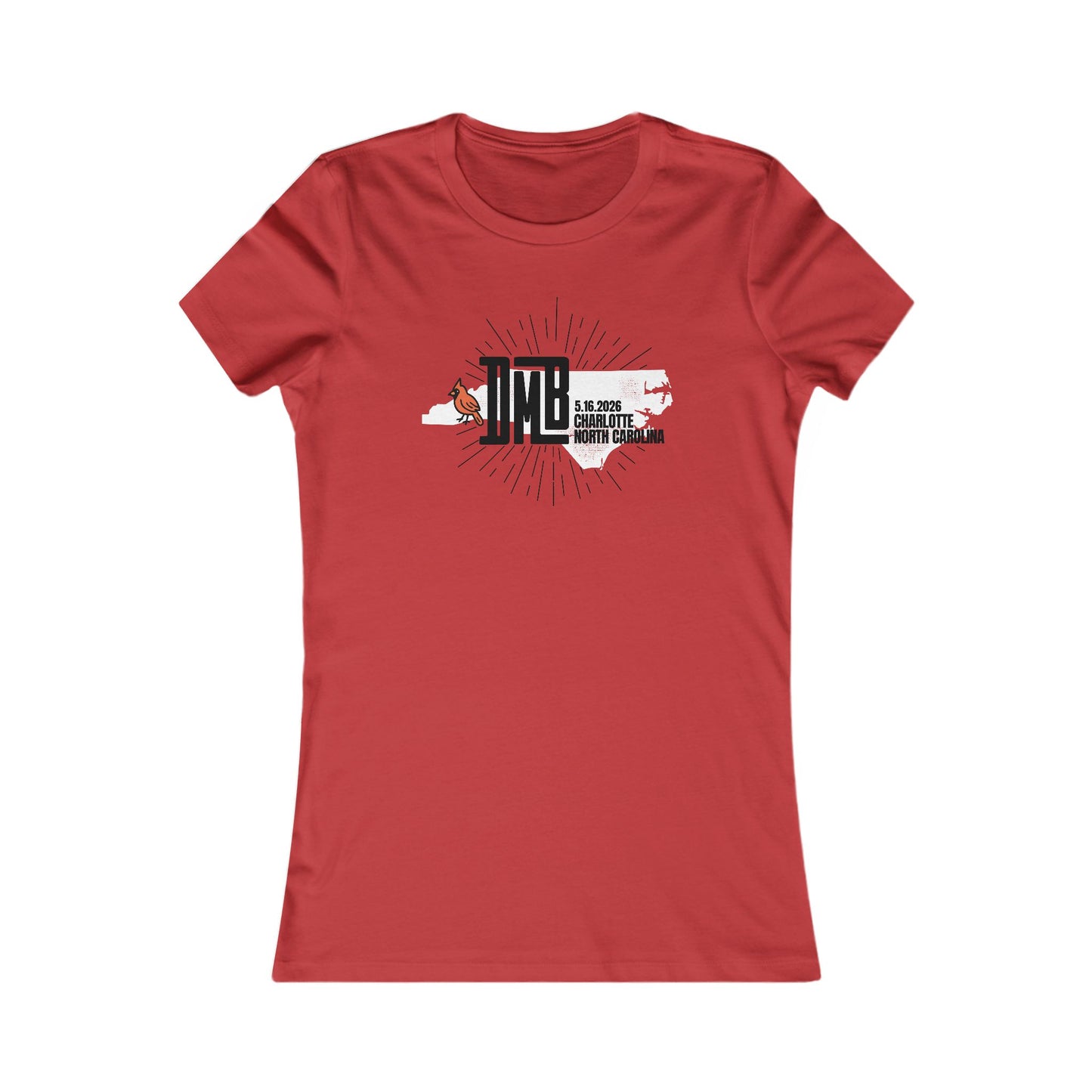 Charlotte NC 2026 Woman's Cut Tee *With Set List