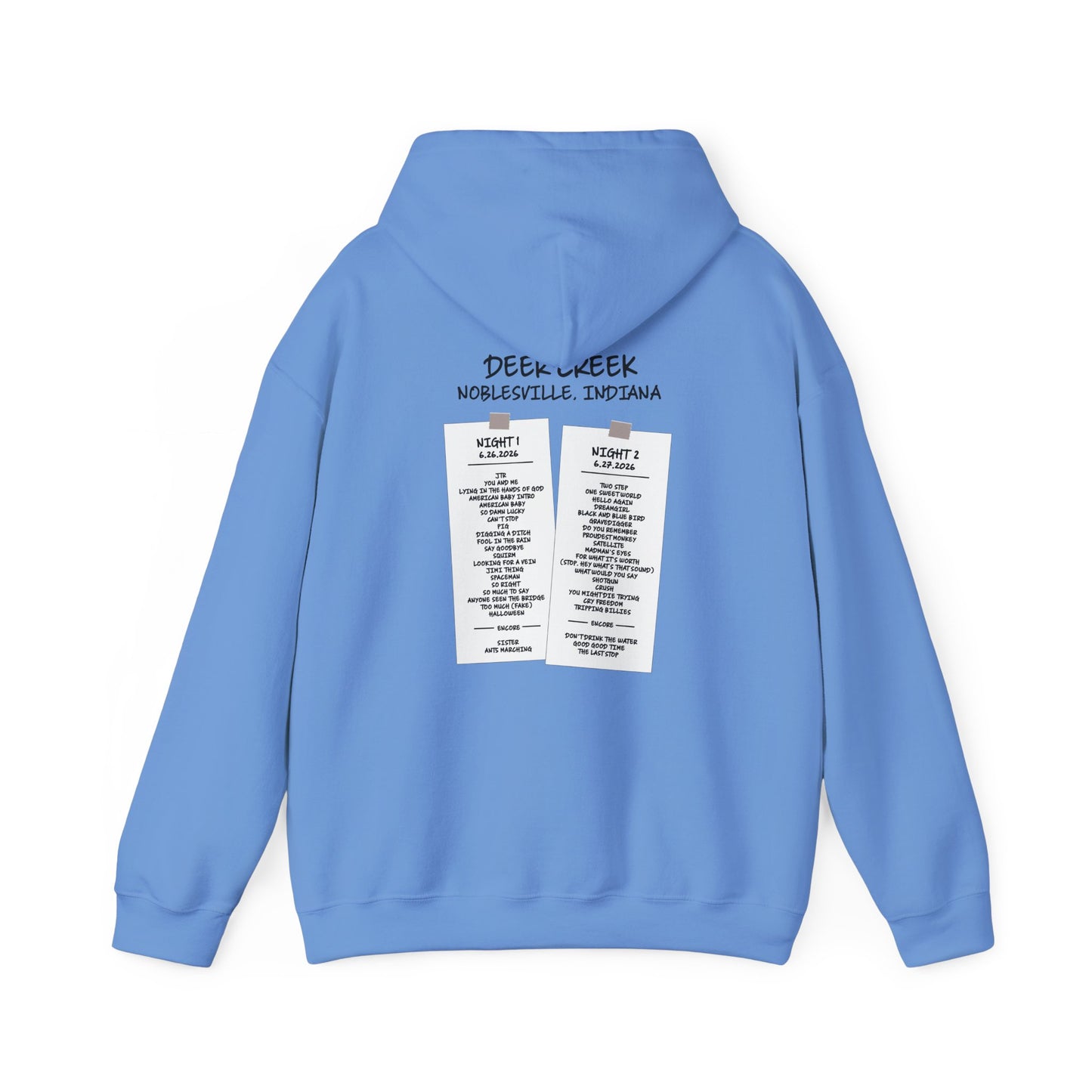 Creekend 2026 Hoodies *With Set List