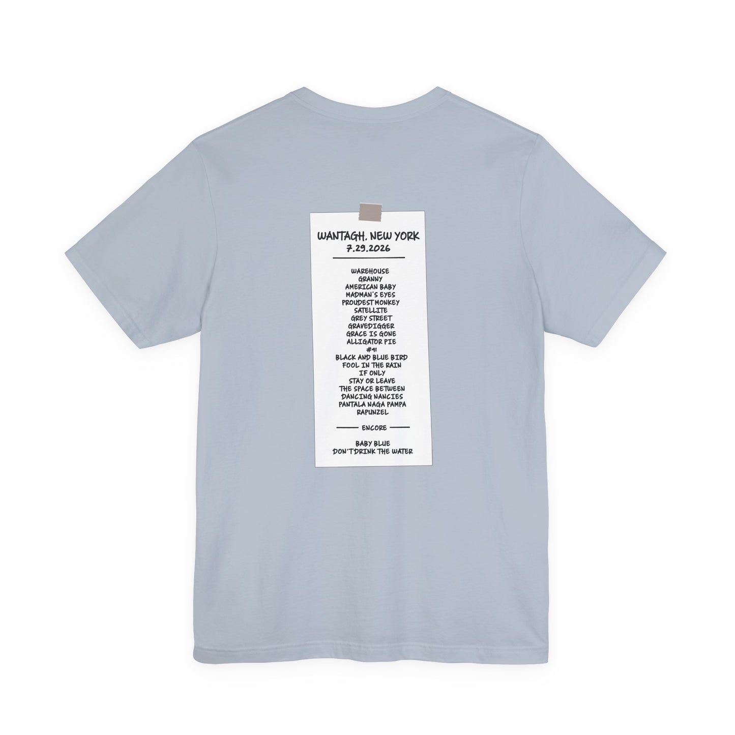 Jones Beach 2026 RAIN DATE *With Setlist