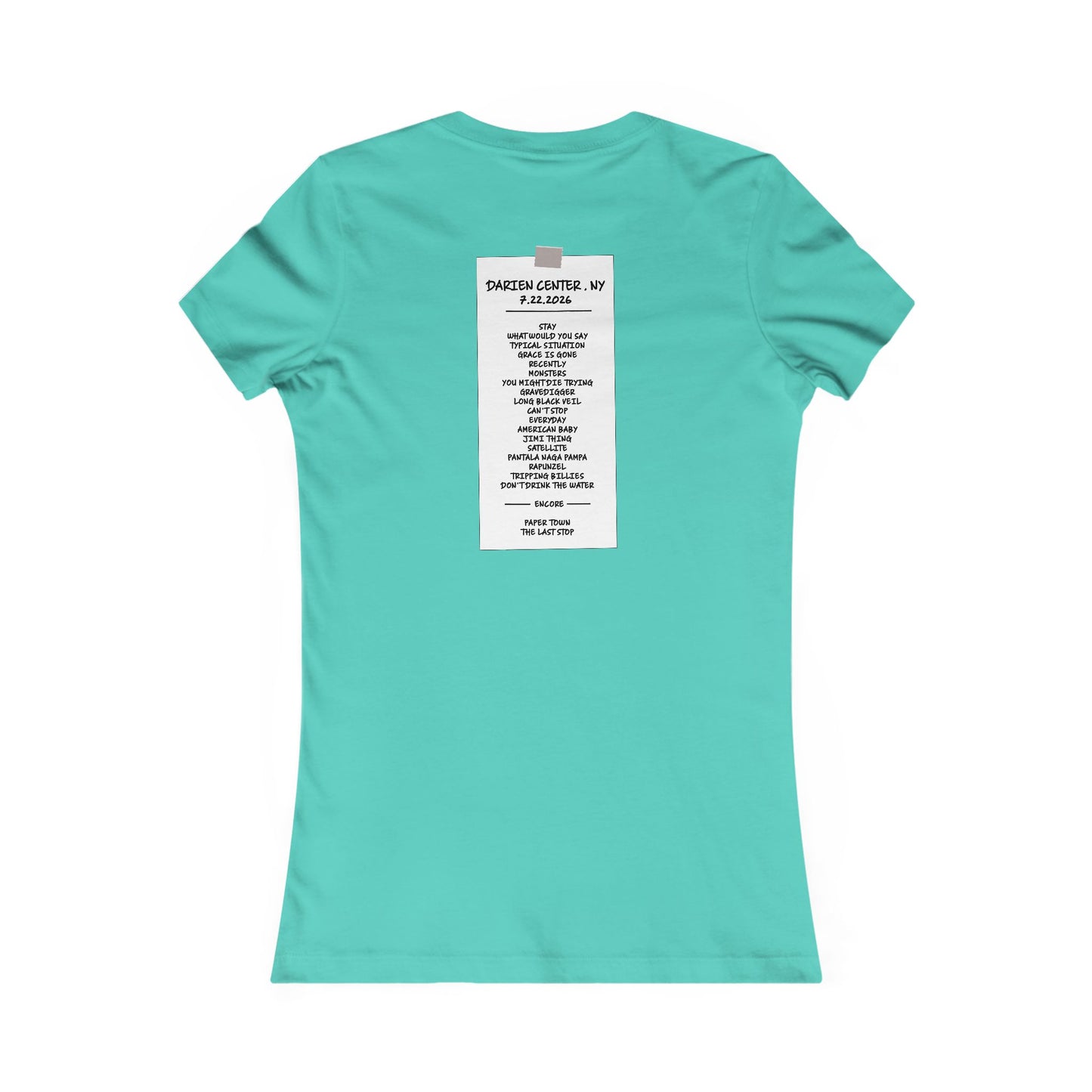 Darien Lake 2026 Woman's Cut Tee *With Set List