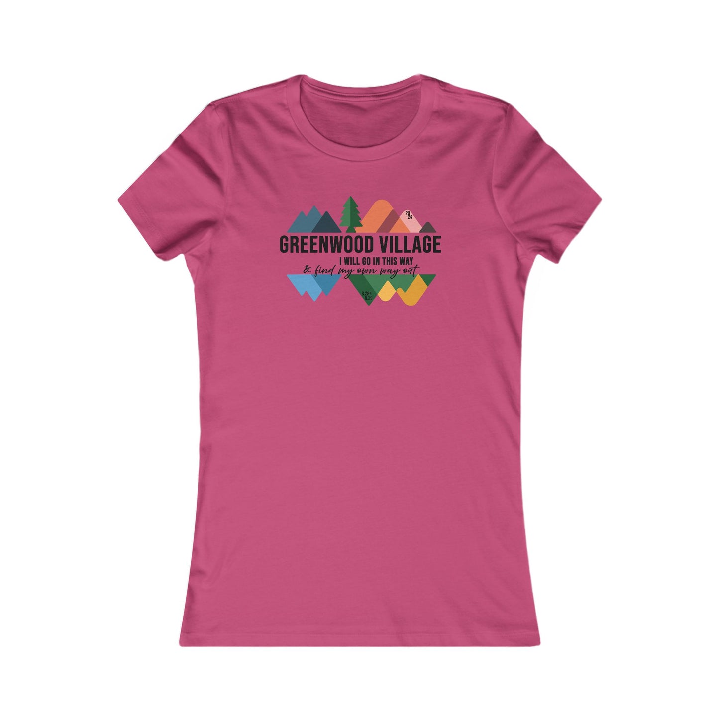 Greenwood Village 2026 Woman's Cut Tee