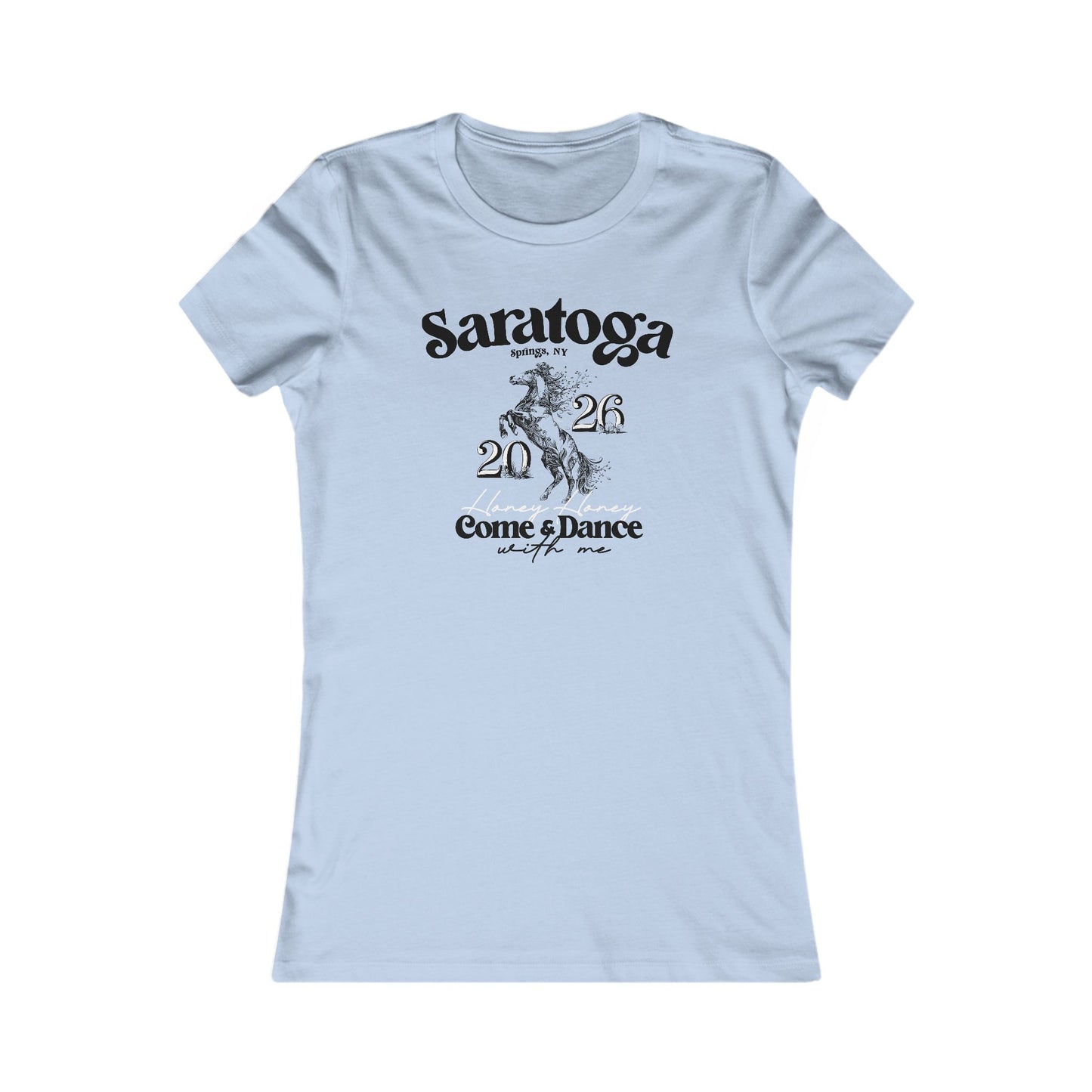 Saratoga 2026 Floral Woman's Cut Tee