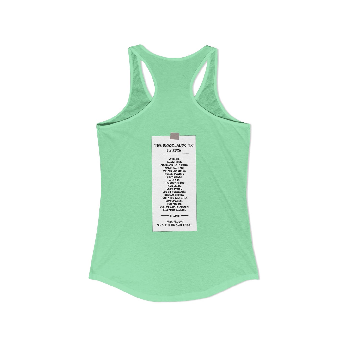 The Woodlands 2026 Woman's Tank *With Set List