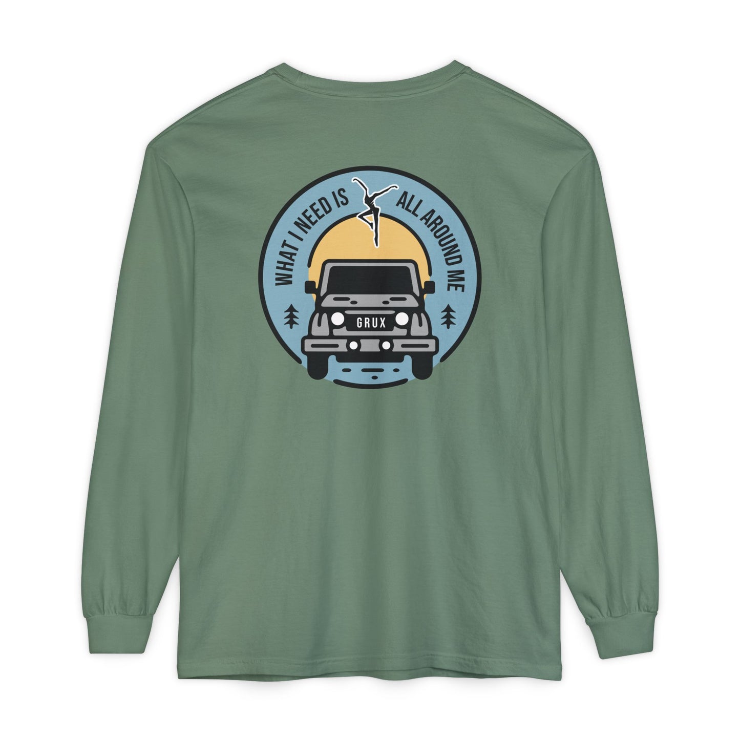 Jimi Jeep *With Back Print Long Sleeve T