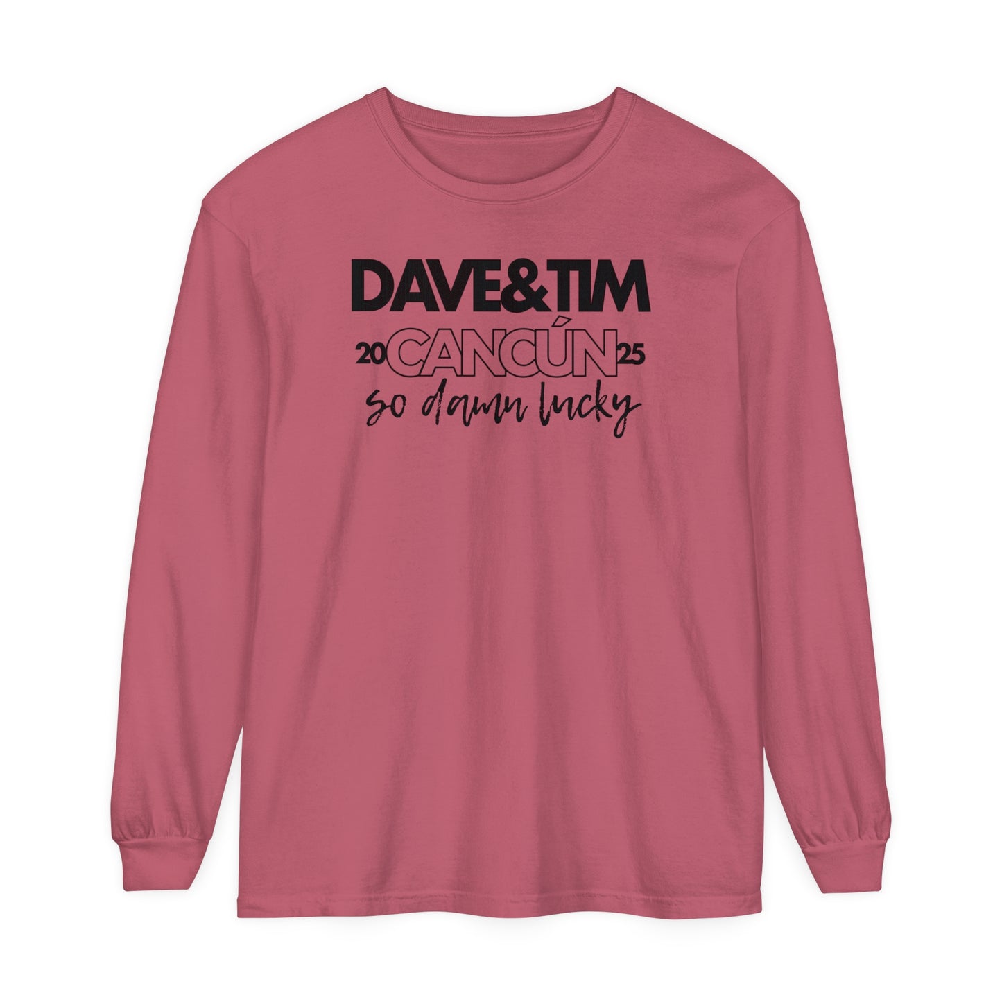 Dave & Tim So Damn Lucky Mexico 2025 Long Sleeve Tee *With Setlist