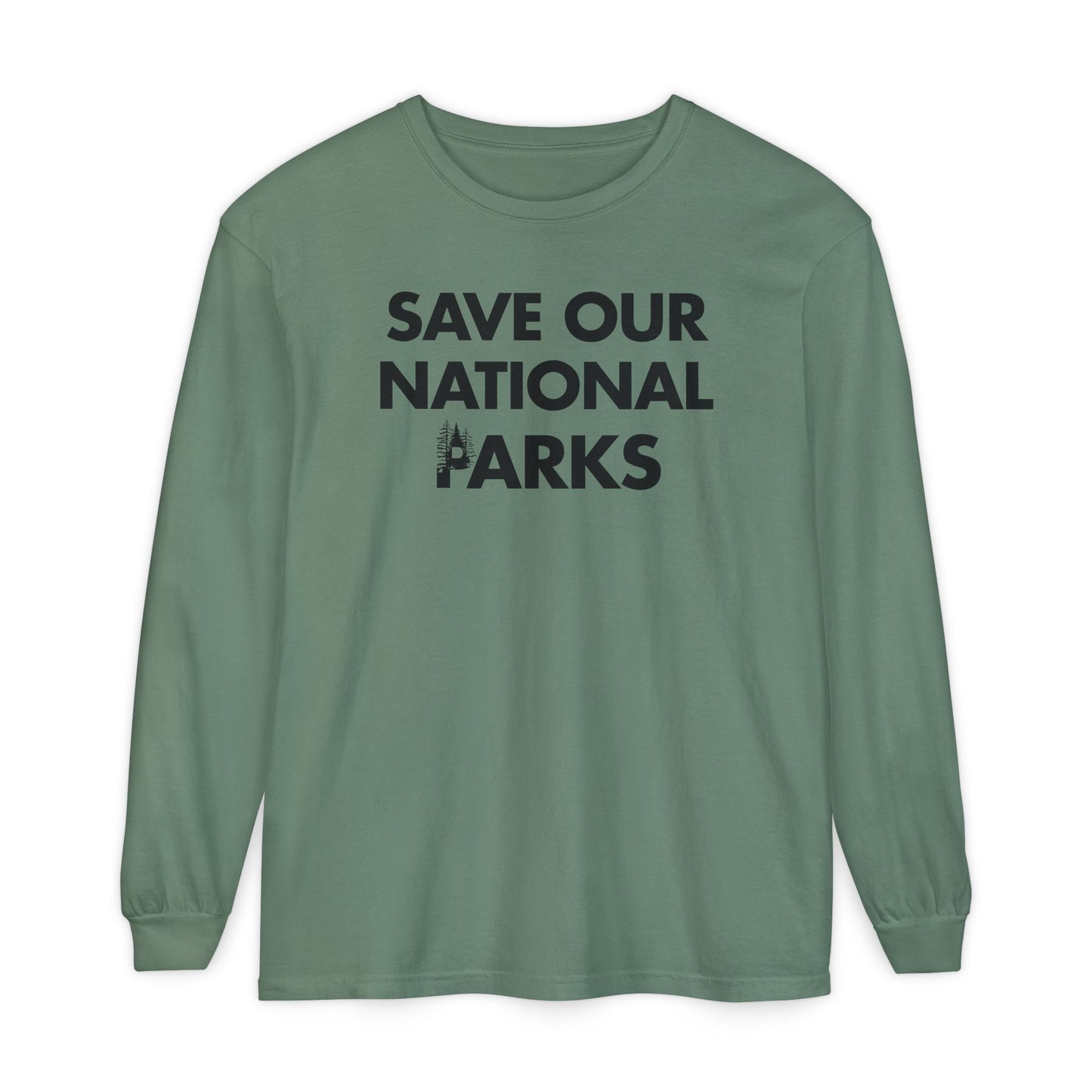 Save Our National Parks DEAD *front & back Long Sleeve T