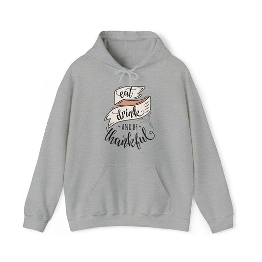 Eat Drink Banner Hoodie