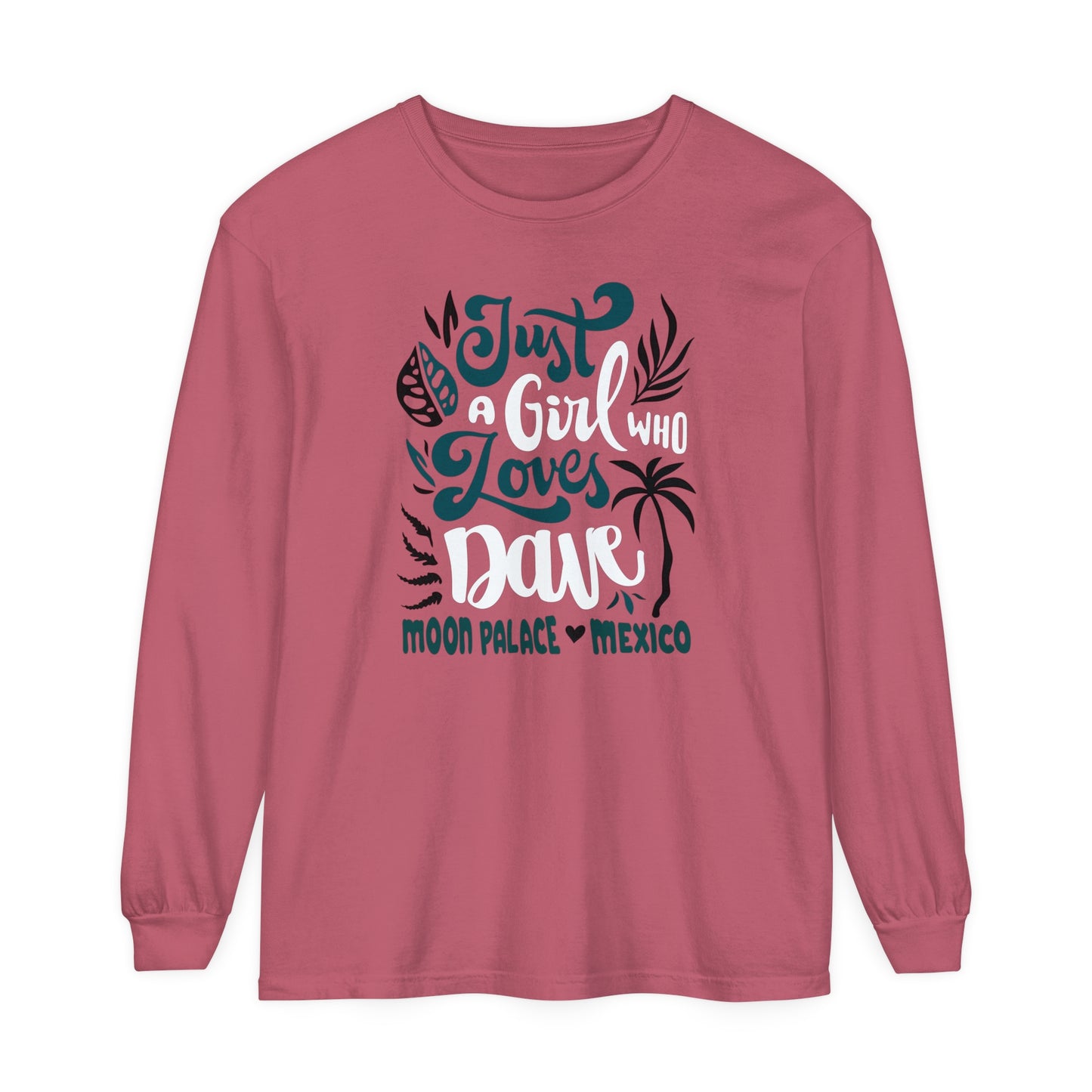 Just a girl who loves dave mexico 2025 Long Sleeve Tee *With Setlist