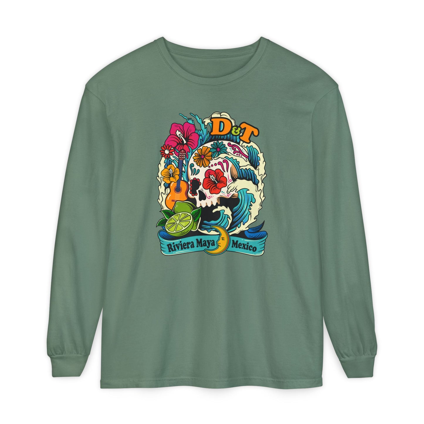 Mexico Sugar Skull 2026 Long Sleeve Tee *With Set List