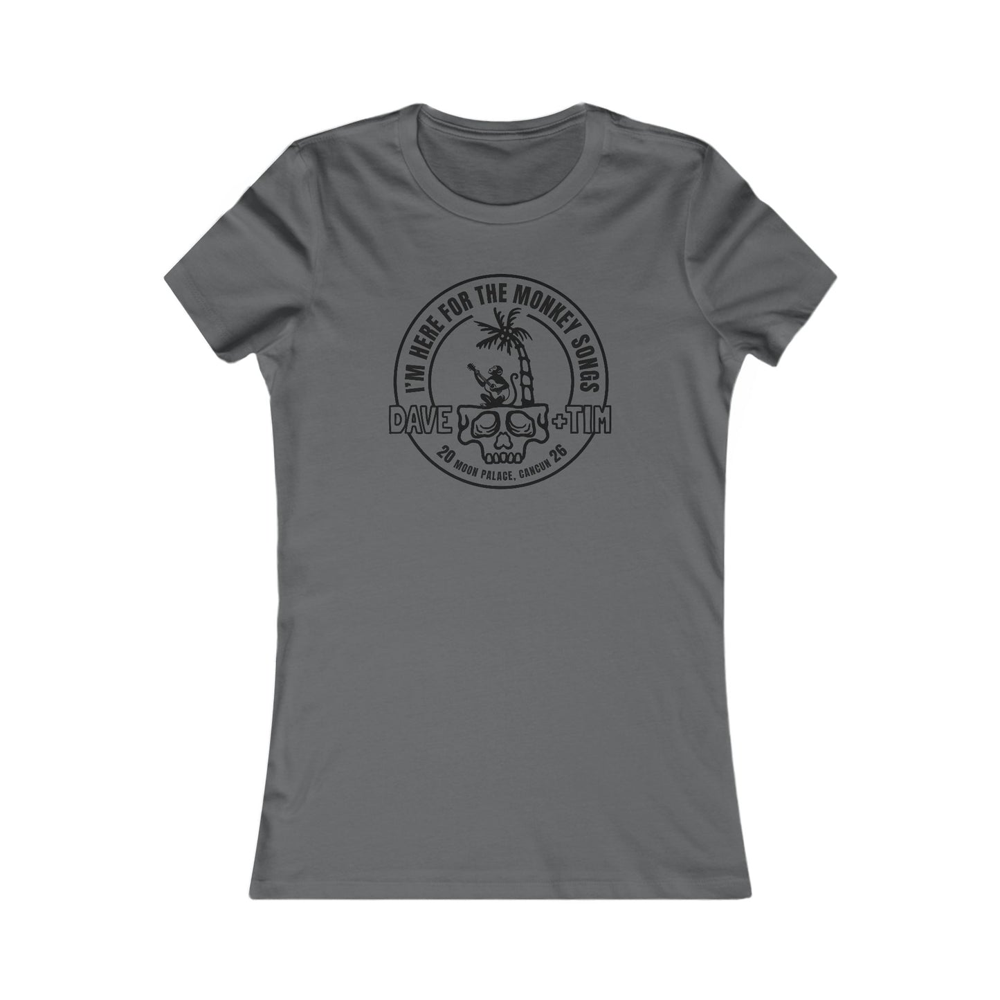 Monkey Songs Mexico 2026 Woman's Cut Tee *With Set List