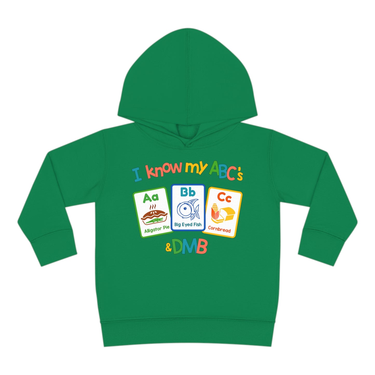 I Know My ABC's Toddler Hoodie