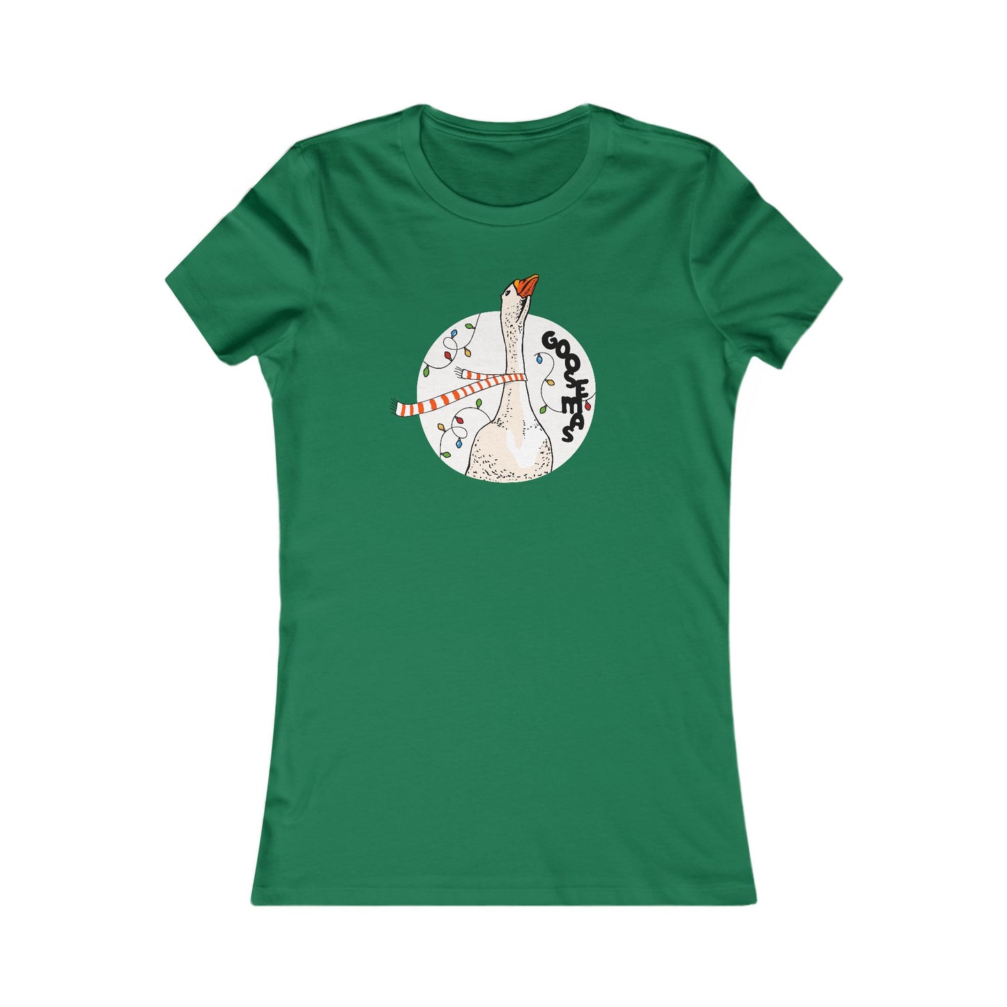 Goosemas Lights Woman's Cut Tee