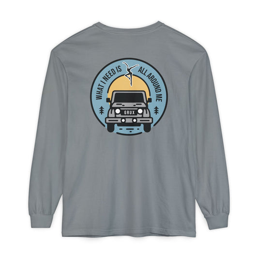 Jimi Jeep *With Back Print Long Sleeve T
