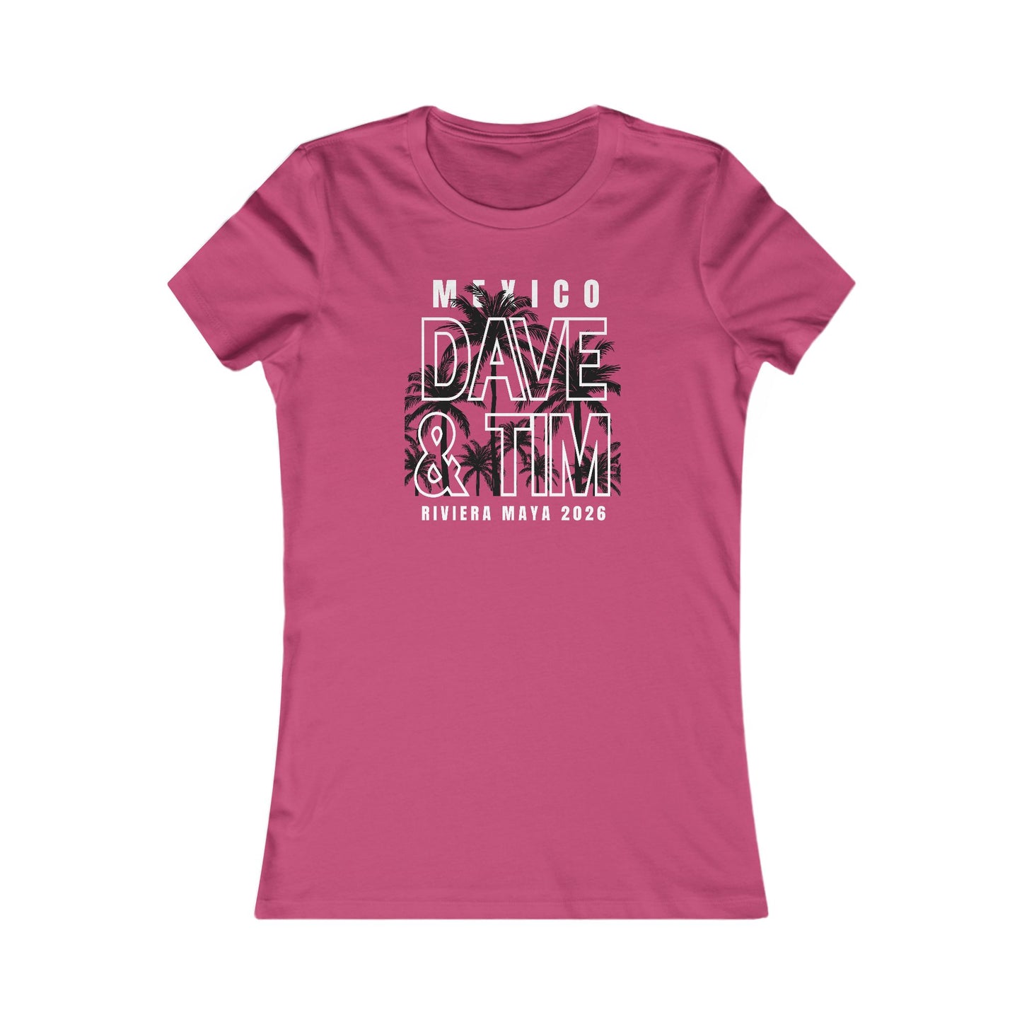 Mexico Palm Trees 2026 Woman's Cut Tee *With Set List